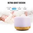 Wood Grain base Oil Aroma Diffuser with Remote Control | https://www.bestnamebadges.com