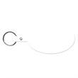 Large Oval Flexible Key Tag Keyring | https://www.bestnamebadges.com