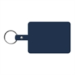 Large Rectangle Flexible Key Tag with Split Ring Keychain | https://www.bestnamebadges.com