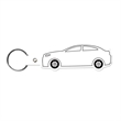 Car Shape Key Tag Keyring | https://www.bestnamebadges.com