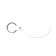 Oval Flexible Key Tag with Split Ring Key-Chain | https://www.bestnamebadges.com