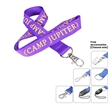 Imprinted Polyester Lanyards | https://www.bestnamebadges.com