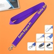 Imprinted Polyester Lanyards | https://www.bestnamebadges.com