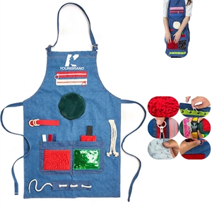 Unisex Multifunction Sensory Fidget Apron Blanket for Elders