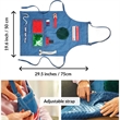 Unisex Multifunction Sensory Fidget Apron Blanket for Elders | https://www.bestnamebadges.com