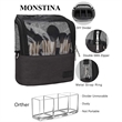 Large Capacity Portable Stand-Up Makeup Brush holder | https://www.bestnamebadges.com