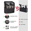 Large Capacity Portable Stand-Up Makeup Brush holder | https://www.bestnamebadges.com