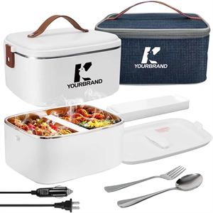 3-in-1 1.8L Portable Electric Heated Lunch Box Food Heater