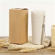 Shatter Resistant Durable Portable Wheat Straw Cup | https://www.bestnamebadges.com