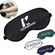 Custom Soft Blackout Adjustable Strap Sleep Eye Mask | https://www.bestnamebadges.com