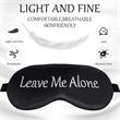 Custom Soft Blackout Adjustable Strap Sleep Eye Mask | https://www.bestnamebadges.com