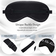 Custom Soft Blackout Adjustable Strap Sleep Eye Mask | https://www.bestnamebadges.com
