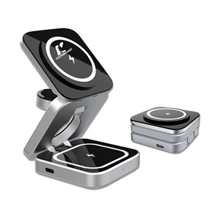 3in1 Adjustable Foldable Magnetic Wireless Charging Station