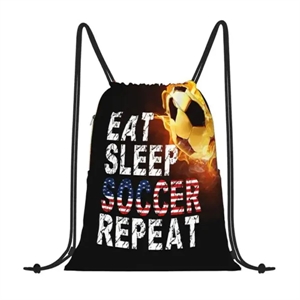 Heavy Duty Full Color Drawstring Backpack Strap Loop 14