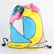 Heavy Duty Full Color Drawstring Backpack Strap Loop 14"x17" | https://www.bestnamebadges.com