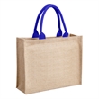 Jute Tote Bag ( 15" W x 11.8" H  x 6" D ) | https://www.bestnamebadges.com