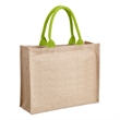 Jute Tote Bag ( 15" W x 11.8" H  x 6" D ) | https://www.bestnamebadges.com