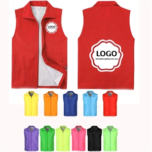 Volunteer Service & Advertising Vest Custom