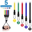 11Pcs/Set Latex Pull Rope Resistance Bands | https://www.bestnamebadges.com