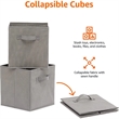 Basics Collapsible Fabric Storage Boxes With Handles | https://www.bestnamebadges.com