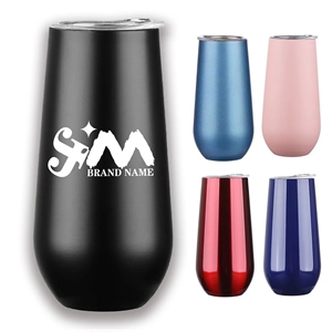 Custom Insulated Tumbler Water Bottle U-Shaped Eggshell Mug