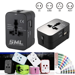 Worldwide All in One Universal Travel Wall Plug Adaptor