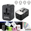 Worldwide All in One Universal Travel Wall Plug Adaptor | https://www.bestnamebadges.com