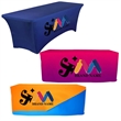 Custom Business Logo Table Cloth For Trade Exhibition | https://www.bestnamebadges.com