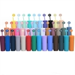 16 oz Colored  Plastic Tumblers with Lids and Straws | https://www.bestnamebadges.com