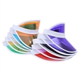 Unisex Outdoor PVC Clear Travel Sun Visor Hats | https://www.bestnamebadges.com