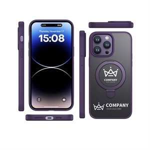 Magnetic iPhone 15 Pro Max Case with Stealthy Stand