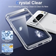Google Pixel 8 / 8 Pro Shockproof Protective Case Clear | https://www.bestnamebadges.com