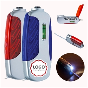 4 In 1 Mini Tool With Level Measuring Tape 6Pcs Screwdrivers