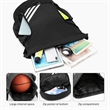 Swim Gym Sport Draw String Bag with Shoes Compartment | https://www.bestnamebadges.com