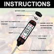 Instant Read Digital Food Thermometer | https://www.bestnamebadges.com