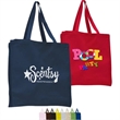 12 oz.Classic Book Tote Bags w/ Gusset Canvas (14"X15"X4") | https://www.bestnamebadges.com
