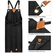 Canvas Cross Back Aprons with Adjustable Strap and  Pocet | https://www.bestnamebadges.com
