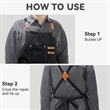 Canvas Cross Back Aprons with Adjustable Strap and  Pocet | https://www.bestnamebadges.com