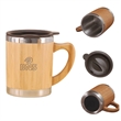 10oz Bamboo Shell Coffee Mug | https://www.bestnamebadges.com