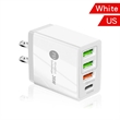 Portable 3USB+PD Wall Charger | https://www.bestnamebadges.com