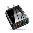 Portable 3USB+PD Wall Charger | https://www.bestnamebadges.com