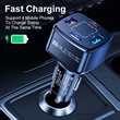 4-Port USB C Car Charger | https://www.bestnamebadges.com