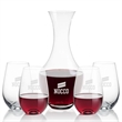 Oldham Carafe & Boston Stemless Wine | https://www.bestnamebadges.com
