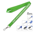 Imprinted Nylon Lanyards, Sizes 5/8"-1" | https://www.bestnamebadges.com