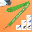 Imprinted Nylon Lanyards, Sizes 5/8"-1" | https://www.bestnamebadges.com
