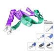 Imprinted Nylon Lanyards, Sizes 5/8"-1" | https://www.bestnamebadges.com