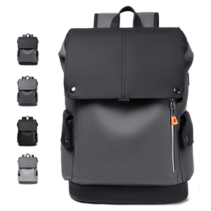 15.6 Inch PU Backpack School Bag College Bookbags
