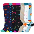 Compression Socks for Women & Men Circulation 15-20mmHg | https://www.bestnamebadges.com