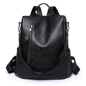 PU Leather Women Backpack Purse Anti-theft Fashion