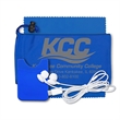 Mobile Tech Earbud Kit with Microfiber Cloth in Cinch Pouch | https://www.bestnamebadges.com